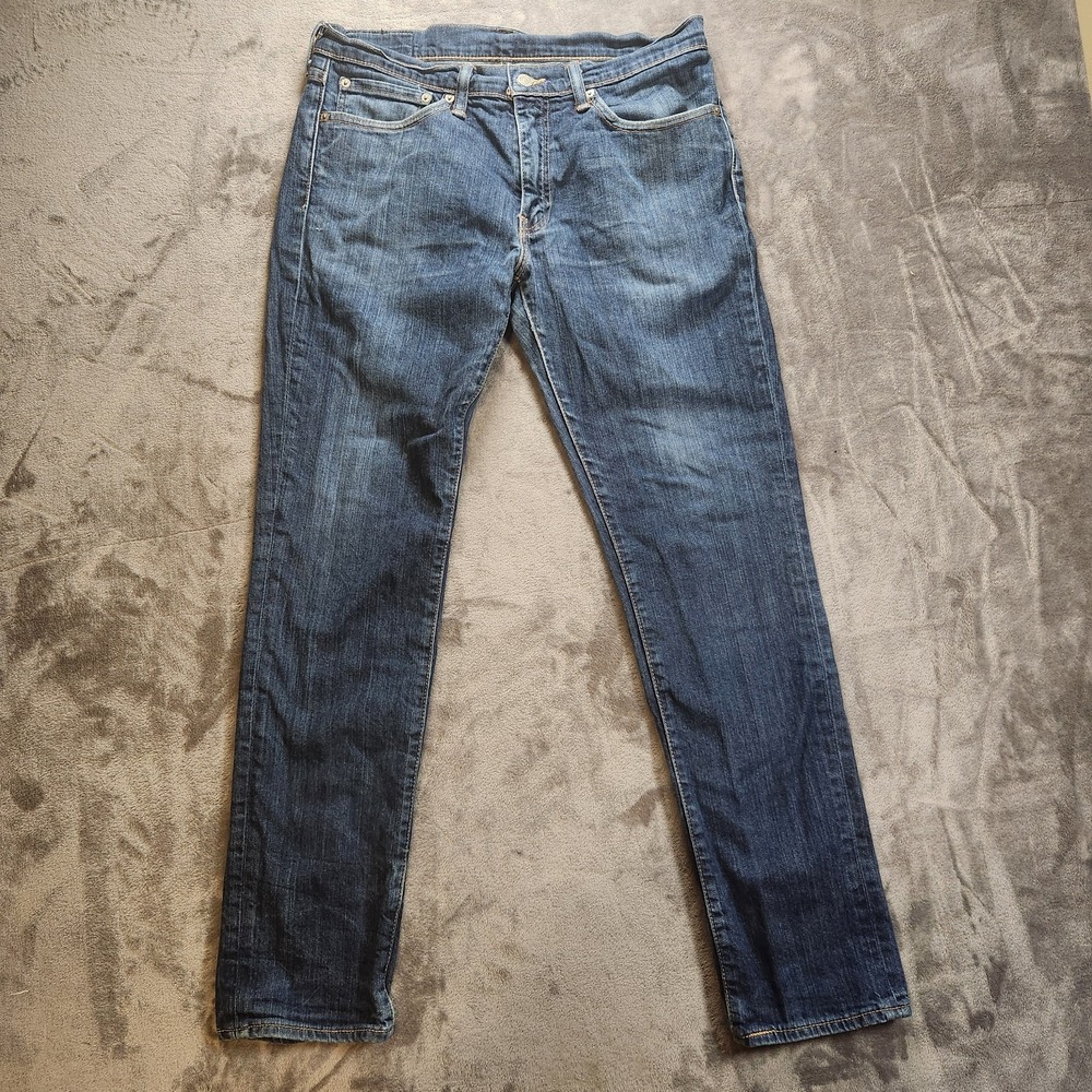 Levis 511 Jeans Mens 32x34 Blue Premium Slim Fit Mid Rise Denim